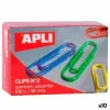 Клип Apli Nº 2 Разноцветный Проволока 32 mm (10 штук)