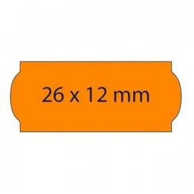 Рулон этикеток Оранжевый 26 x 12 mm (36 штук)