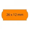 Рулон этикеток Оранжевый 26 x 12 mm (36 штук)