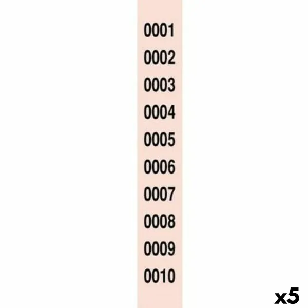 Полосы для лотерейных номеров 1-10000 (5 штук)