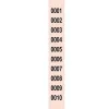 Полосы для лотерейных номеров 1-10000 (5 штук)