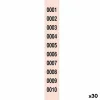 Loterijas numuru lentītes 1-2000 (30 gb.)