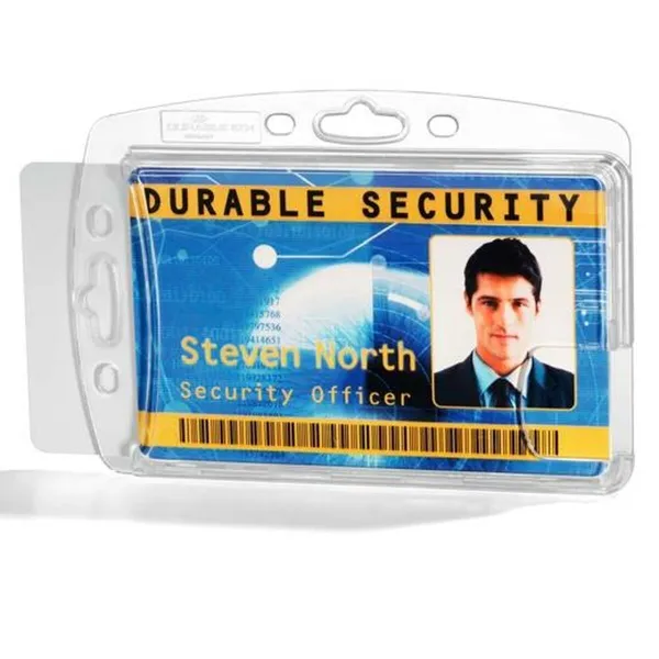 Henkilökortin haltija Durable Läpinäkyvä Muovinen 5,4 x 8,7 cm 10 osaa