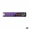 Skysti žymekliai Uni-Ball PWE-8K Violetinė (6 Dalys) (6 vnt.)