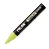 Marker pen/felt-tip pen Milan Fluoglass Yellow Erasable (12 Units)