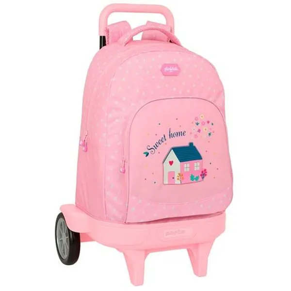 Kooliseljakott Safta Roosa 33 x 22 x 45 cm