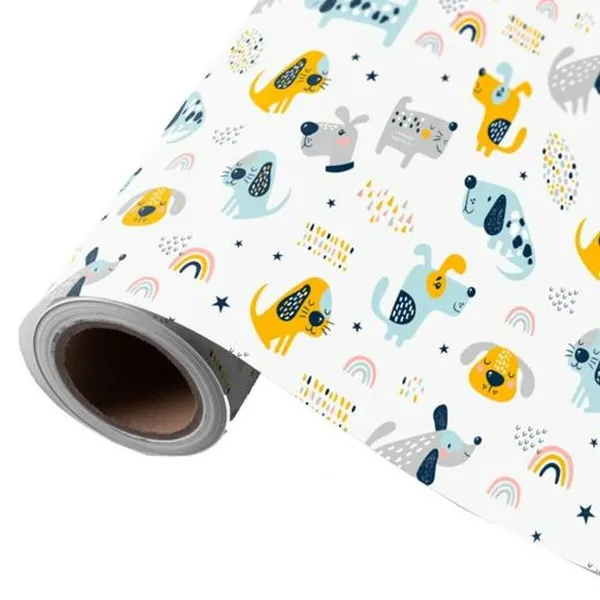 Kinkepakend Wonder Wrapper Mitmevärviline Rull 70 m Koer
