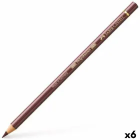 Цветные карандаши Faber-Castell Polychromos 176 Van-Dyck Коричневый (6 штук)