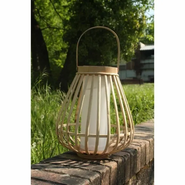 Auringonottolamppu Beige Liekki-efekti