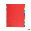 Разделители Exacompta Разноцветный A4+ 12 Листья (25 штук)