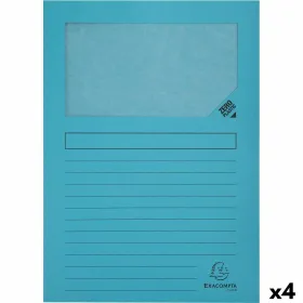 Подпапка Exacompta Forever Светло Синий A4 100 Предметы (4 штук)