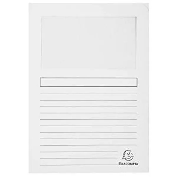 Subfolder Exacompta Forever White A4 100 Pieces (4 Units)