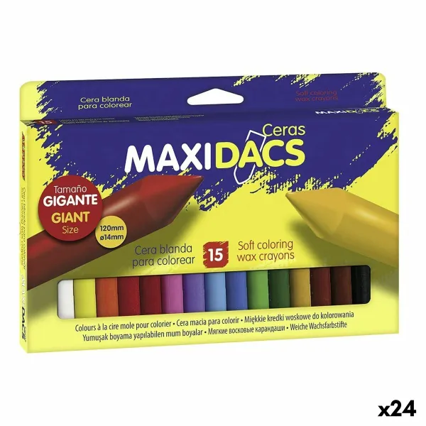Väriliidut Alpino Maxidacs Monivärinen (24 osaa)