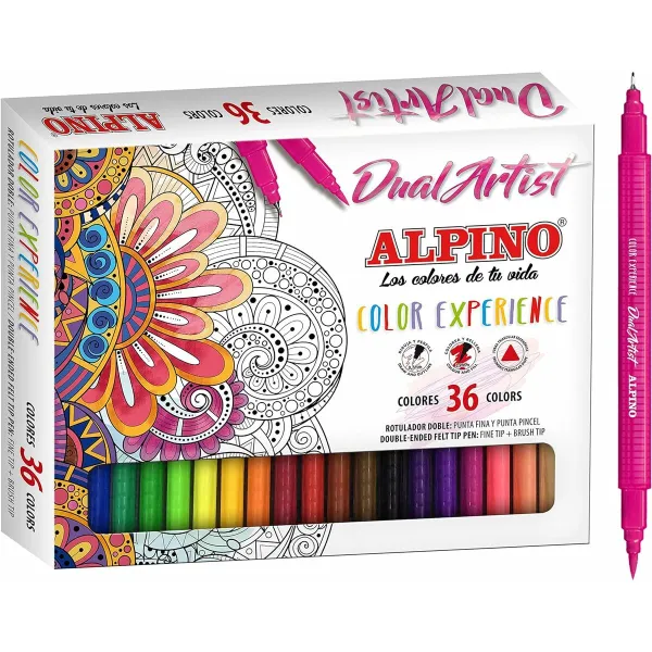 Žymeklių rinkinys Alpino Dual Artist Spalvotas (8 vnt.)