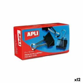 Spyruoklės Apli Juoda Sidabras 41 mm (12 vnt.)