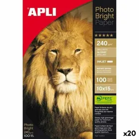 Глянцевая фотобумага Apli PHOTO BRIGHT 100 Листья 10 x 15 cm (20 штук)