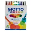 Set of Felt Tip Pens Giotto Turbo Color Multicolour (5 Units)
