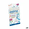 Set of Felt Tip Pens Giotto Turbo Glitter Multicolour (10 Units)