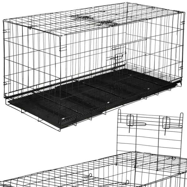 Koiran häkki Springos PA1082, 130x60x70 cm