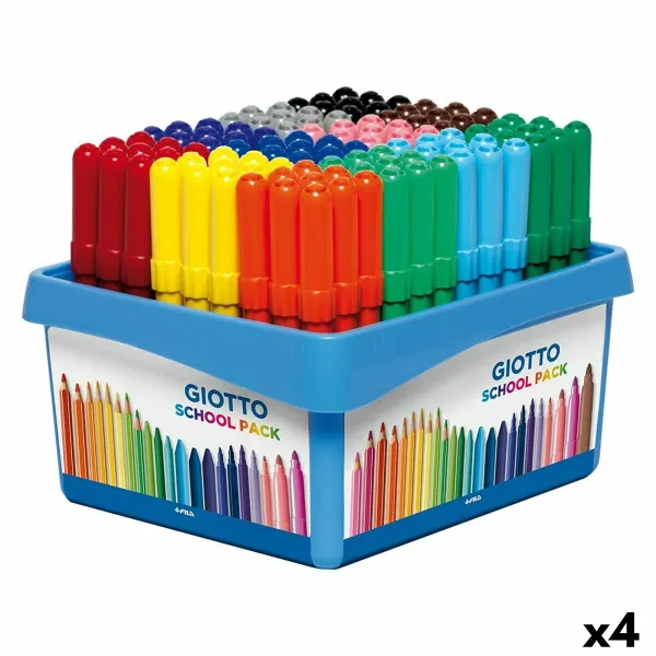 Tussisetti Giotto Turbo Maxi School Monivärinen (4 osaa)