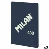 Užrašų knygelė Milan 430 Mėlyna A4 48 Paklodės 21 x 29,7 cm (3 vnt.)