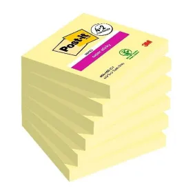Tarralaput Post-it Super Sticky Keltainen 76 x 76 mm 6 Kappaletta (24 osaa)