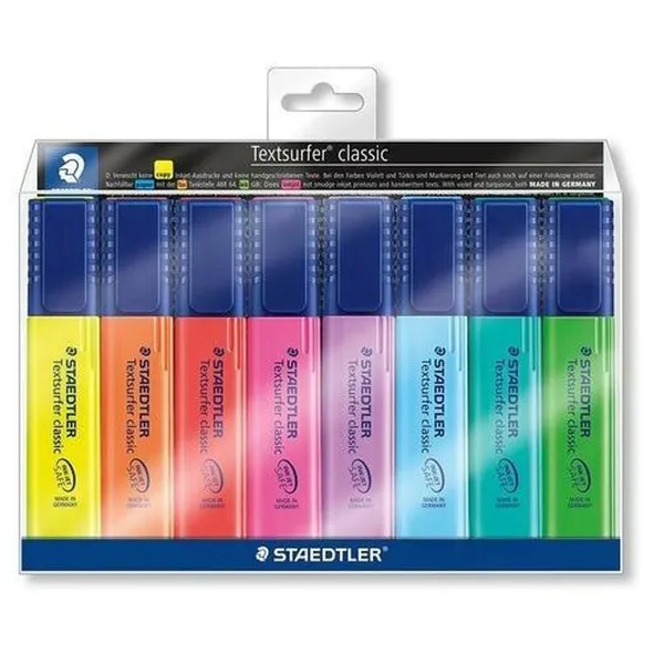 Fluorescējošo Marķieru Komplekts Staedtler Textsurfer Classic Daudzkrāsains (5 gb.)