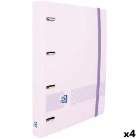 Žiedinis segtuvas Oxford Live & Go Dedešva A4+ (4 vnt.)