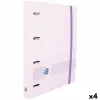 Ring binder Oxford Live & Go Light mauve A4+ (4 Units)