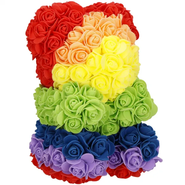 Мишка Тедди с розами Springos HA7394