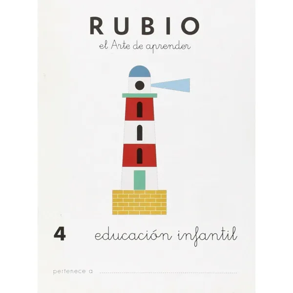 Early Childhood Education Notebook Rubio Nº4 A5 Espanja (10 osaa)