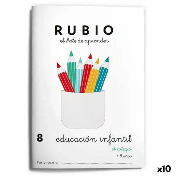 Early Childhood Education Notebook Rubio Nº8 A5 Spāņu (10 gb.)
