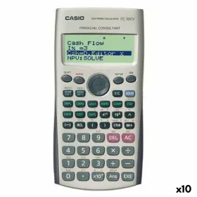 Научный калькулятор Casio FC-100V Серый (10 штук)