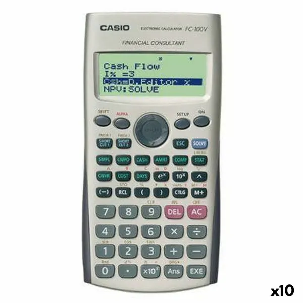 Scientific Calculator Casio FC-100V Grey (10 Units)