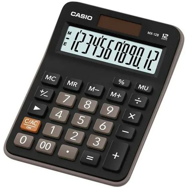 Laskin Casio MX-12B Musta 14,7 x 10,6 x 2,9 cm (10 osaa)