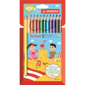 Цветные карандаши Stabilo Trio Tick Разноцветный (6 штук)