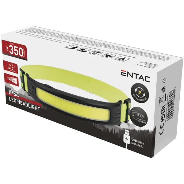 Entac Flashlight Rechargeable Headlamp