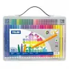 Set of Felt Tip Pens Milan Conic Multicolour 50 Pieces (12 Units)