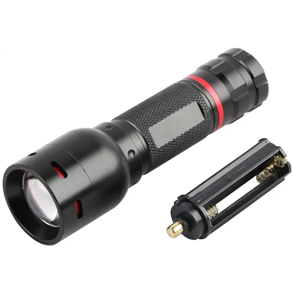 Entac Flashlight Focusable Aluminium 5W T6 3AAA excl