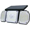 Solar Plastic Wall Lamp 2W SMD 3 head with PIR