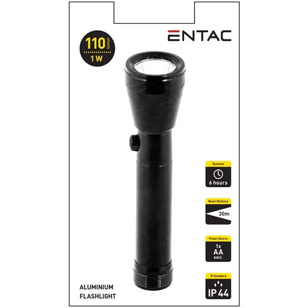 Entac Flashlight 1W Alu - 1pcs AA