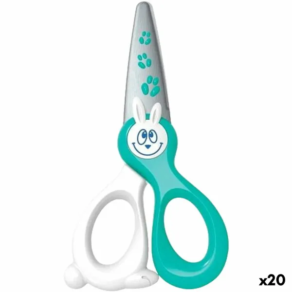 žirklės Maped Kidikut Mėlyna Balta 12 cm (20 vnt.)