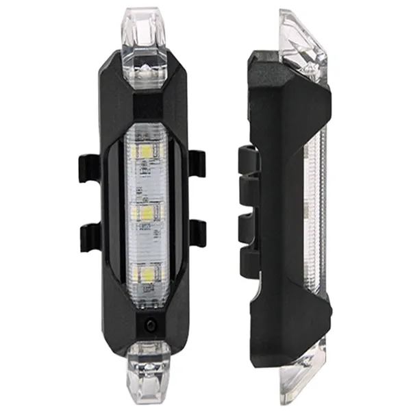 Entac Bike Light Plastic 2W White Rechargeable