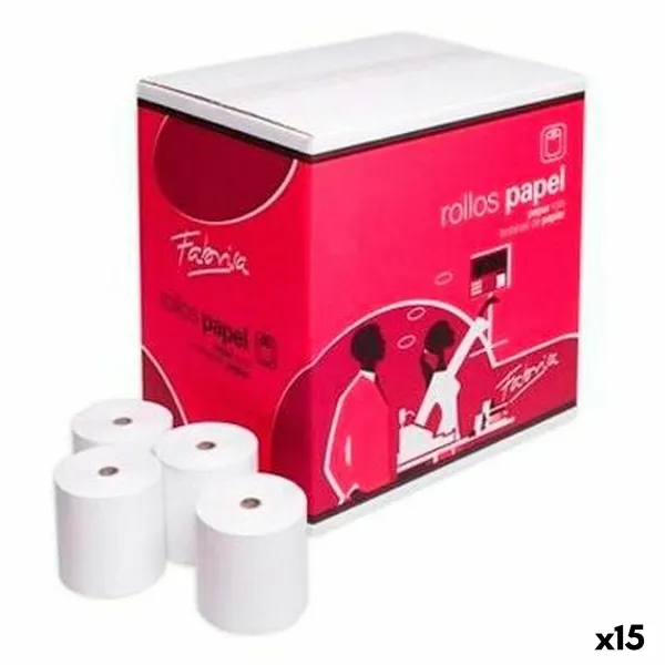 Lämpöpaperirulla Fabrisa Valkoinen 10 Kappaletta (15 osaa)