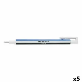 gumijas lentes turētājs Tombow Mono Zero Zils Balts Melns (5 gb.)