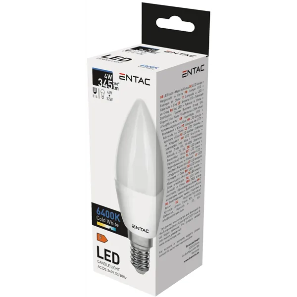 LED Candle E14 4W CW