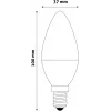 LED Candle E14 6,5W CW