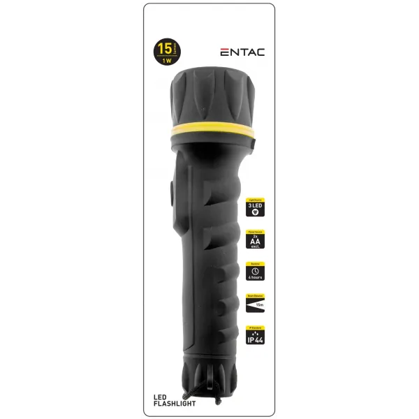 Entac Flashlight 2AA Plastic