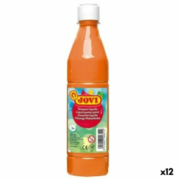 Tempera Jovi Oranssi 500 ml (12 osaa)
