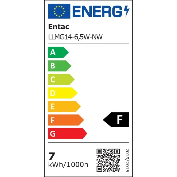 LED Mini Globe E14 6,5W NW